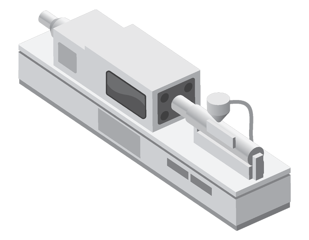 Caplugs injection molding machine