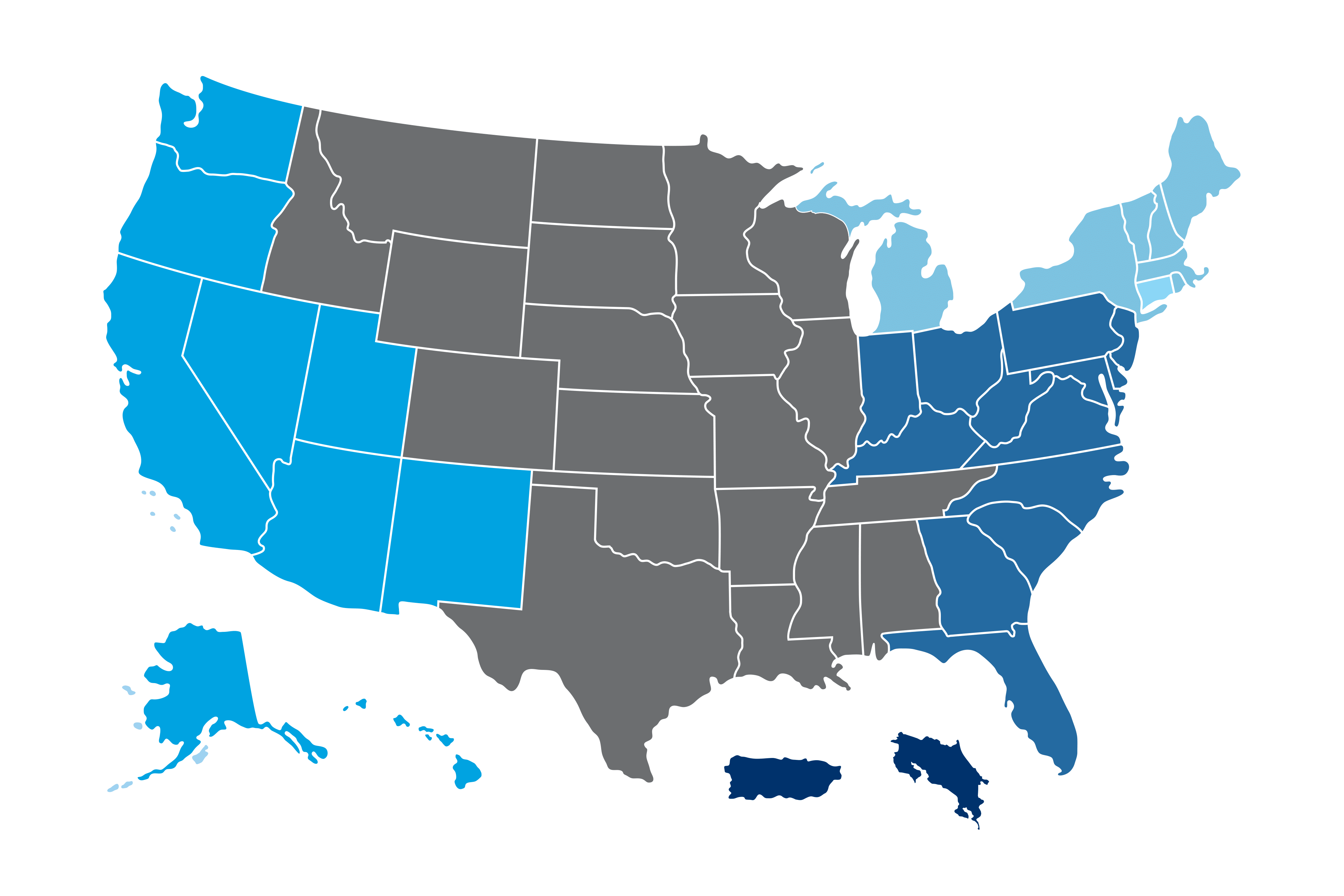 Caplugs Medical Contact Map