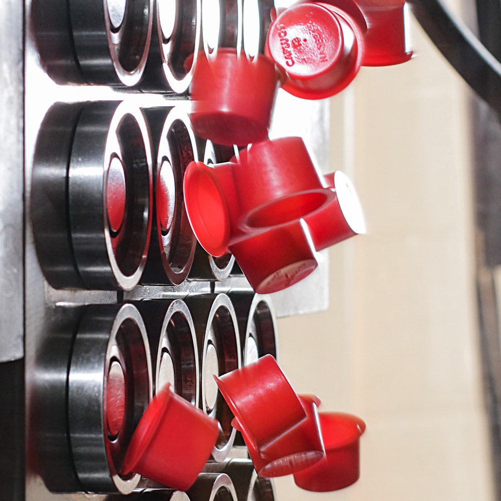 Caplugs injection molding materials, resins and tooling